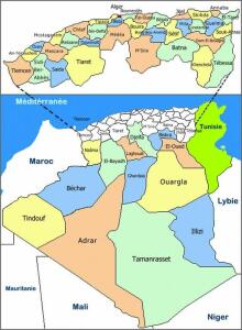 Les wilaya d'Algérie